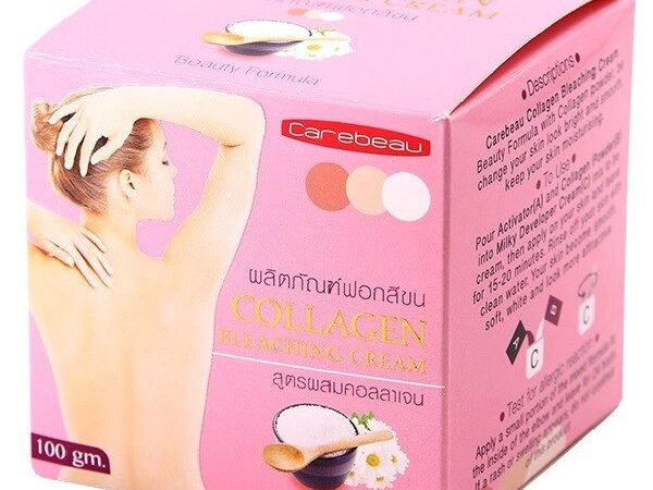 Крем для тела разглаживающий с Коллагеном Carebeau Collagen Bleaching Cream, 100 мл., Таиланд