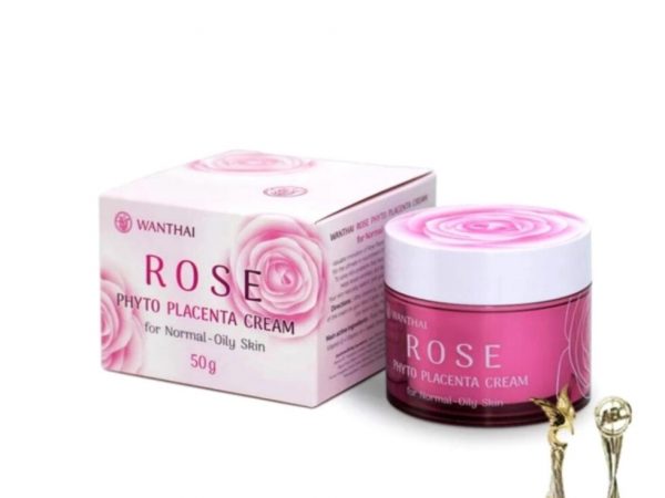 Крем с экстрактом фитоплаценты Wanthai Rose Phyto Placenta Cream For Normal-Oily Skin, 50 мл. Таиланд