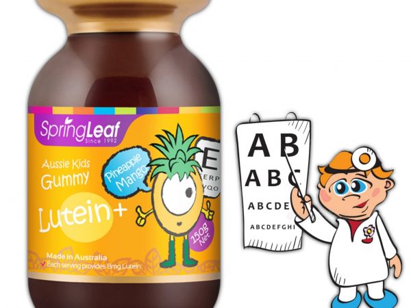 Лютеин детский SpringLeaf Kids Lutein + 150g Gummy Pineapple Mango, 60 шт. Австралия
