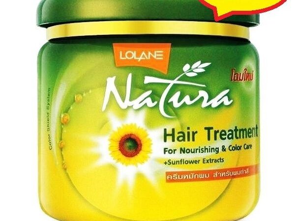 Маска для волос Lolane Natura, с вытяжкой из семян подсолнечника и Про-Витамином B5,500 мл. Таиланд