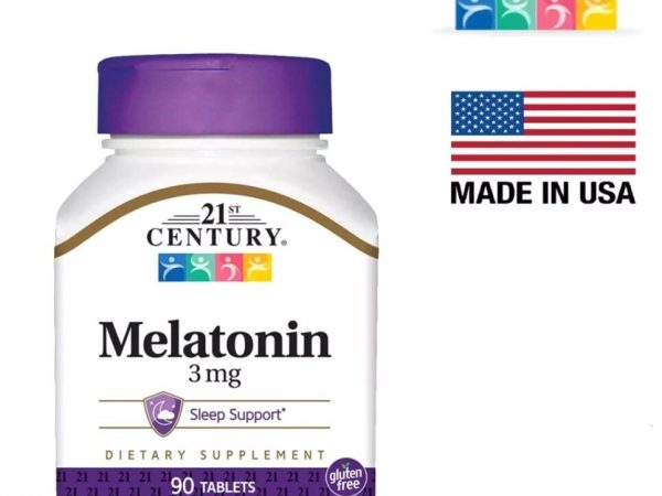 Мелатонин для нормализации сна 21st Century Melatonin Sleep Support, 5 mg 120 таблеток США