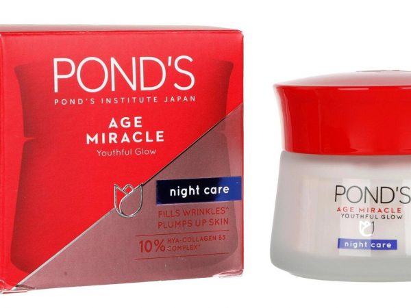 Ночной крем Ponds Age Miracle Youthful Glow Night Cream, 45 гр