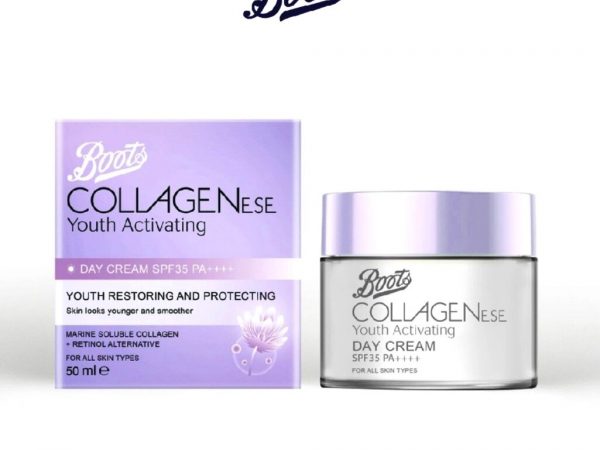 Омолаживающий дневной крем Boots Collagenese Youth Activating Day Cream SPF35 PA++++ 50 мл.