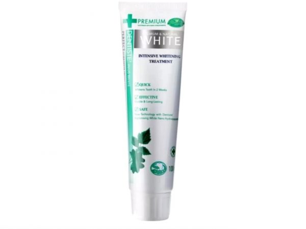 Паста зубная отбеливающая Dentiste white premium & natural intensive whitening treatment