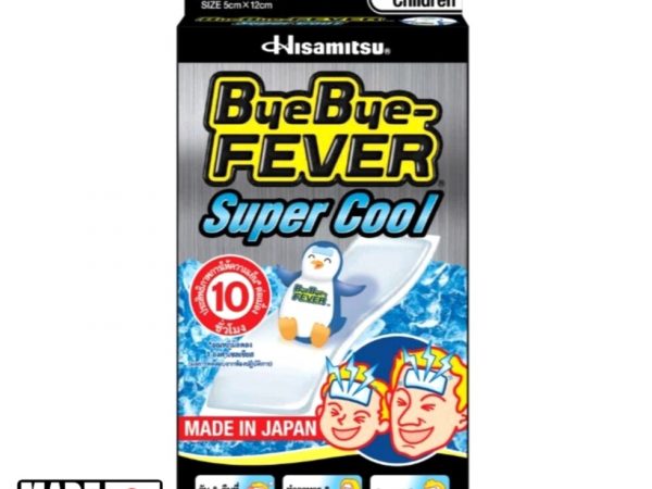 Пластырь жаропонижающий для взрослых и детей Hisamitsu bye bye fever super cool. Япония