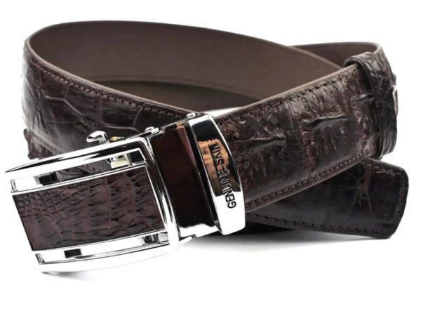 Ремень из натуральной кожи крокодила River Strap Crocodile Leather, Таиланд