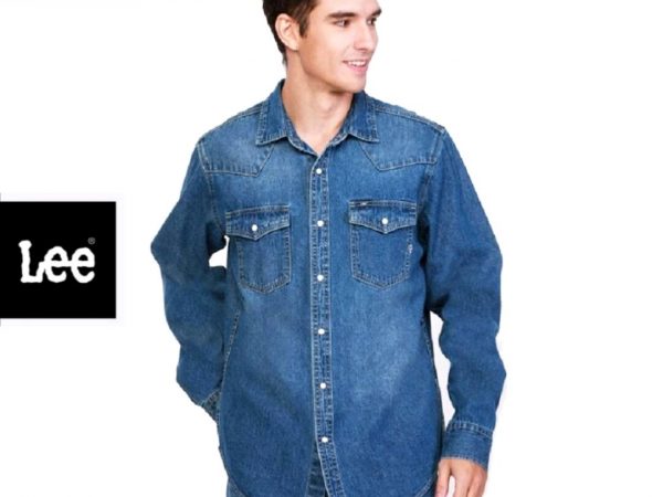 Рубашка джинсовая Lee Regular Fit +101, модель LE L2006001 (оригинал) XXL