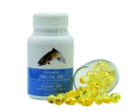 Рыбий жир 500 мг. в капсулах Giffarine Fish Oil 500, 50 капсул. Таиланд