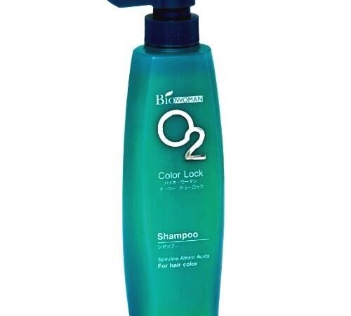 Шампунь для окрашенных волос Bio-Woman O2 Color Lock Shampoo Spirulina Amino Acids, 500 мл., Таиланд