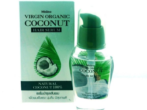 Сыворотка для волос Кокосовая с Кератином, Mistine Virgin Organic Coconut Hair Serum, 35 мл., Таиланд