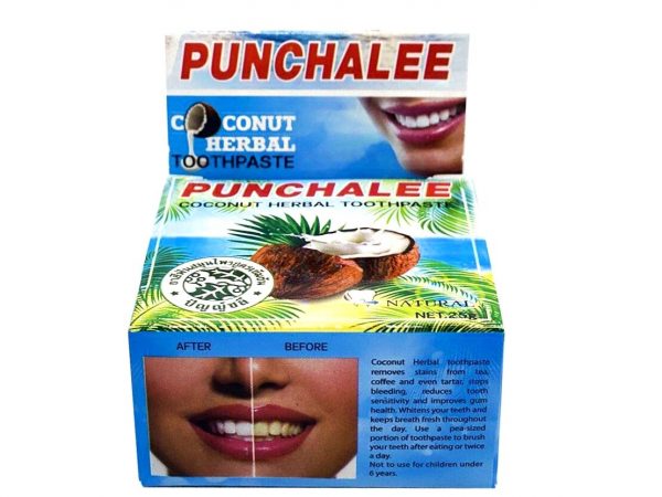 Тайская зубная паста Punchalee Herbal Toothpaste КОКОС