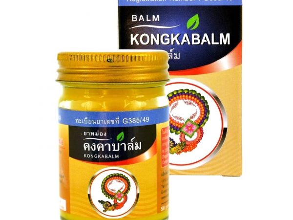 Тайский бальзам обезболивающий золотой с Горным Имбирем Kongkaherb Kongka Balm, 50 мл. Таиланд