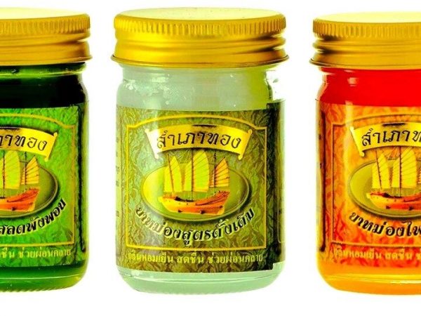 Тайский бальзам разогревающий с экстрактом барлерии Hop Headed Herb в ассортименте, 50 мл., Таиланд