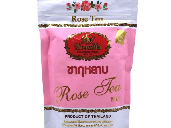Тайский зеленый чай с лепестками Розы Rose Tea Mix Cha Tramue Brand, 150 гр., Таиланд