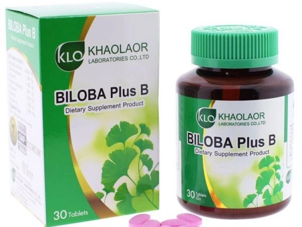 Витаминный комплекс Гинкго Билоба + Витамины группы B Khaolaor Biloba Plus B, Таиланд