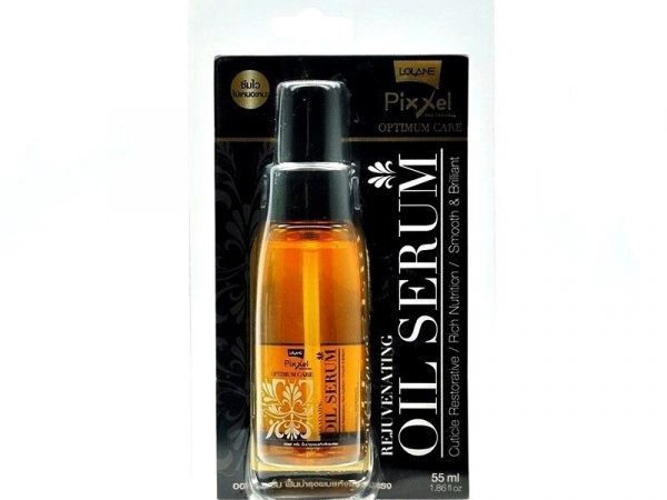 Восстанавливающая масло-сыворотка для волос Lolane Optimum Care Pixxel Rejuvenating Oil Serum, 55 мл. Таиланд