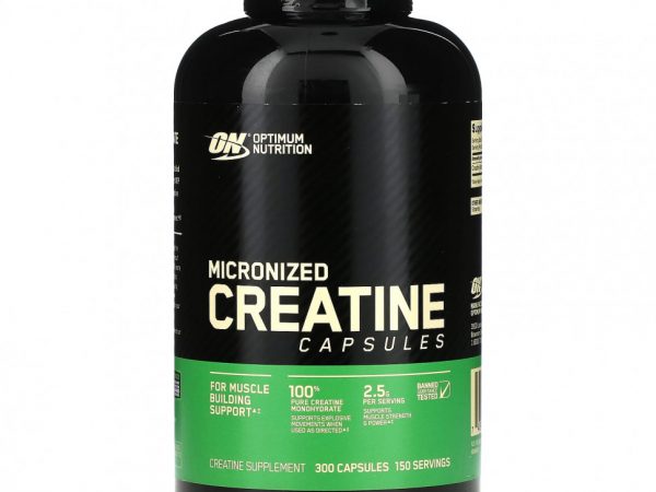 Optimum Nutrition, Микронизированный креатин`` 300 капсул
