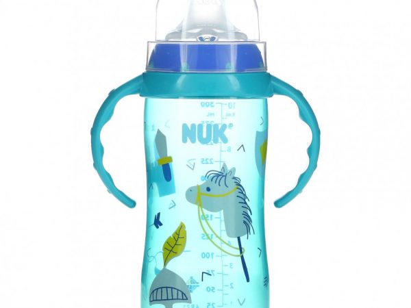 NUK, Large Learner Cup, для детей от 8 месяцев, синий, 1 упаковка, 300 мл (10 унций)