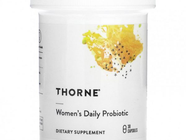 Thorne, Ежедневный пробиотик для женщин, 30 капсул
