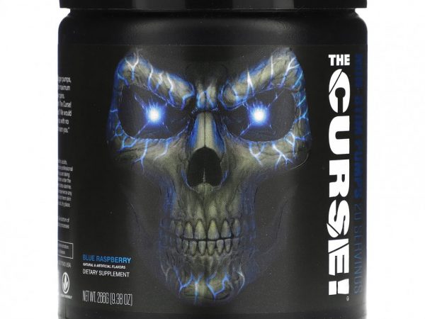 JNX Sports, The Curse, перед тренировкой, голубая малина, 266 г (9,38 унции)