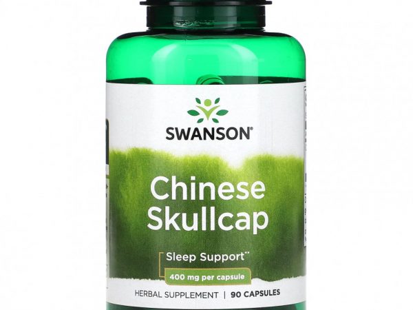 Swanson, Китайская тюбетейка, 400 мг, 90 капсул