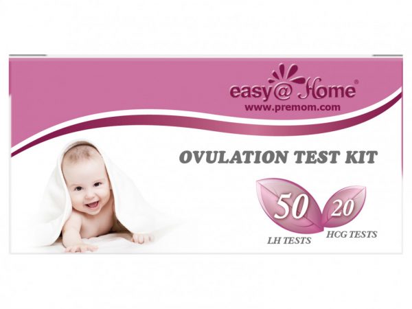 Easy@Home, Набор для тестов на овуляцию, 50 тестов на ЛГ, 20 тестов на ХГЧ