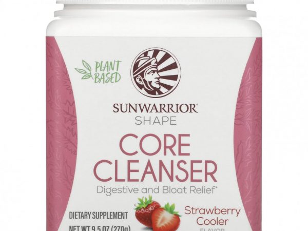 Sunwarrior, Shape, очищающее средство с клубникой, 270 г (9,5 унции)