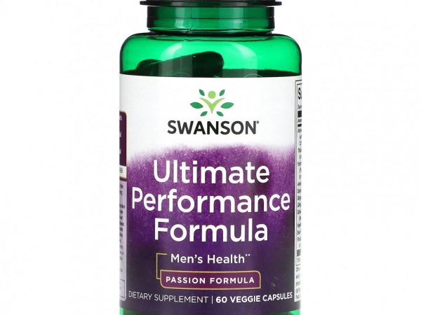 Swanson, Ultimate Performance Formula, для мужского здоровья, 60 растительных капсул