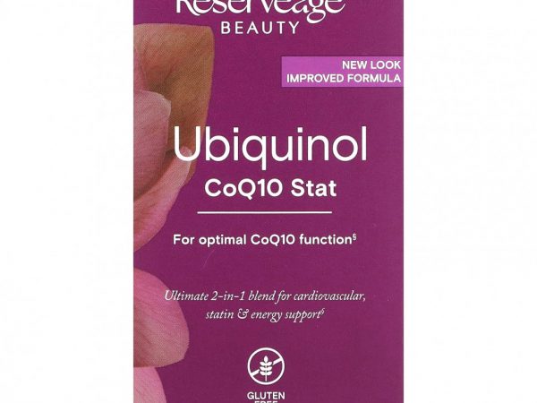 Reserveage Nutrition, Убихинол, Coq10 stat, 30 мягких таблеток