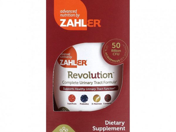 Zahler, Revolution, комплексная формула для мочевыводящих путей, 120 капсул