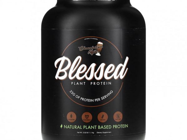 Blessed, Растительный протеин, шоколадный мыл, 1,1 кг (2,52 фунта)