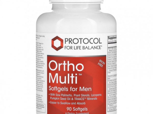 Protocol for Life Balance, Ortho Multi, капсулы для мужчин, 90 капсул