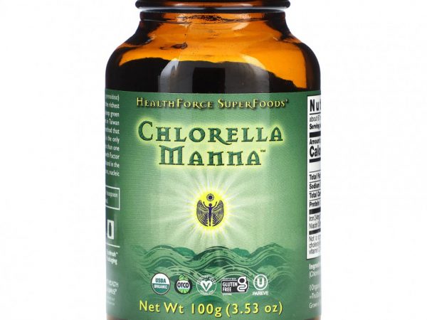 HealthForce Superfoods, Хлорелла манна, 100 г (3,53 унции)