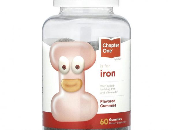 Chapter One, I Is for Iron, железо, жевательные мармеладки, 60 шт.