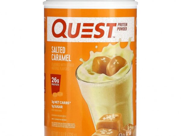 Quest Nutrition, протеиновый порошок, соленая карамель, 726 г (1,6 фунта)