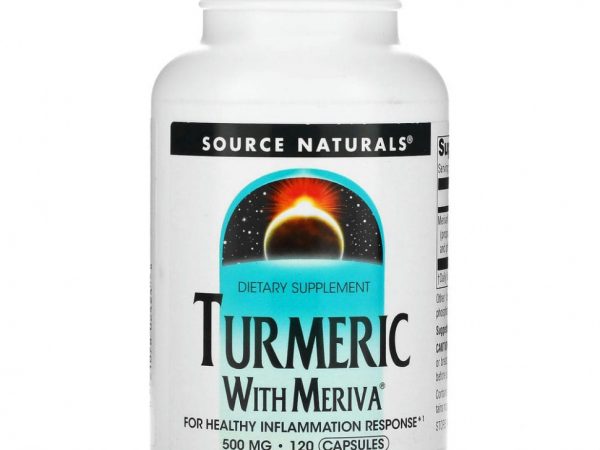 Source Naturals, Комплекс из куркумы Мерива, 500 мг, 120 капсул