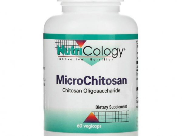 Nutricology, MicroChitosan, 60 вегетарианских капсул