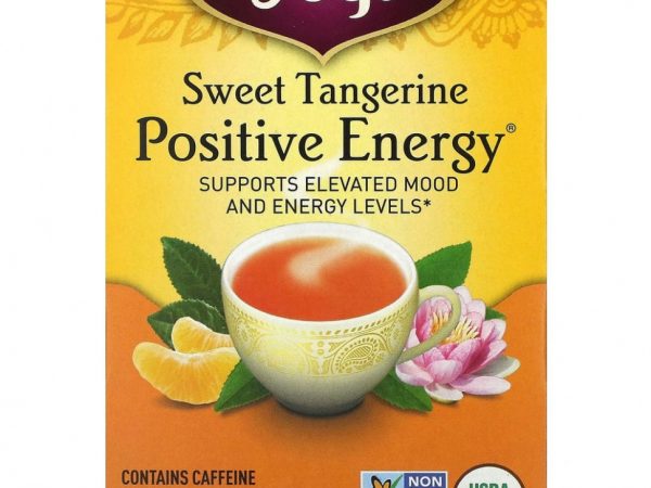 Yogi Tea, Positive Energy, сладкий мандарин, 16 чайных пакетиков, 29 г (1,02 унции)
