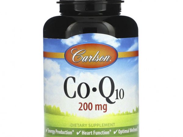 Carlson, Co-Q10, 200 мг, 120 мягких таблеток