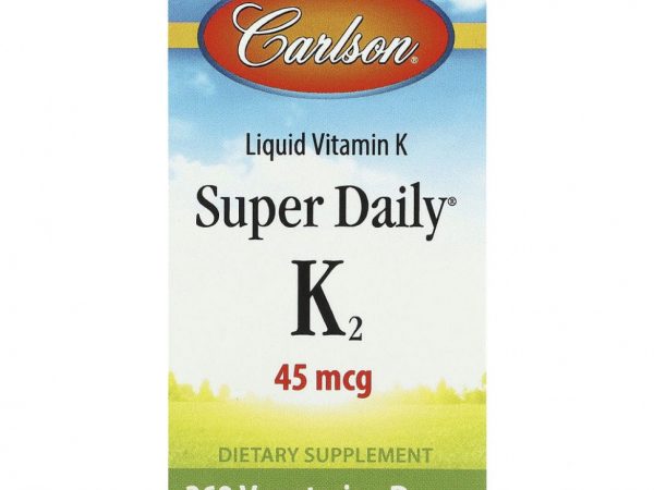 Carlson, Liquid Vitamin K, Super Daily K2, 0.34 fl oz (10.16 ml)