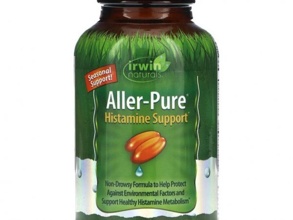 Irwin Naturals, Aller-Pure, поддержка гистамина`` 54 желатиновых капсулы