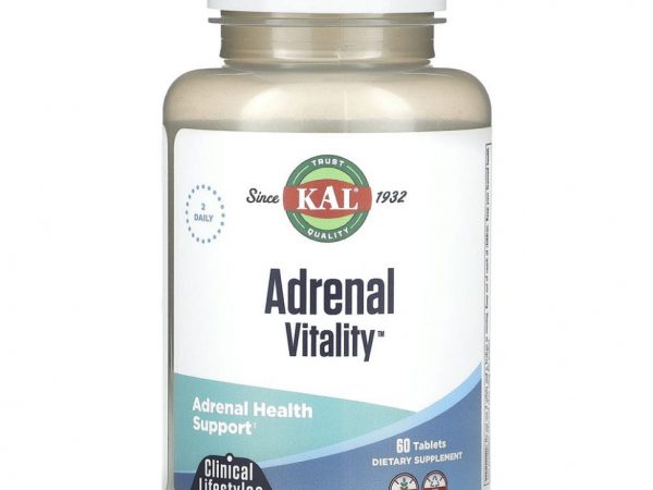 KAL, Adrenal Vitality, 60 таблеток