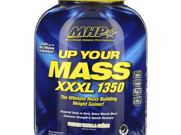 MHP, Up Your Mass, XXXL 1350, французский ванильный крем, 6 ф. (2728 г)