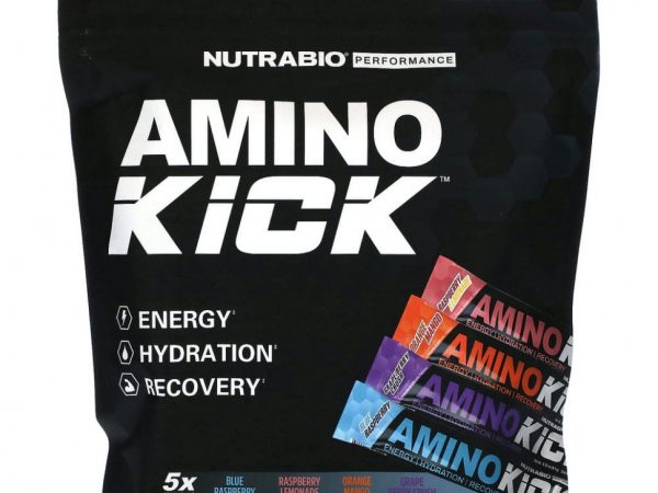 Nutrabio Labs, Amino Kick, разнообразная упаковка, 20 стиков по 9 г (0,32 унции)