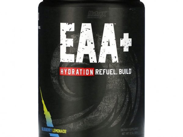 Nutrex Research, EAA + Hydration, черничный лимонад, 384 г (13,5 унции)
