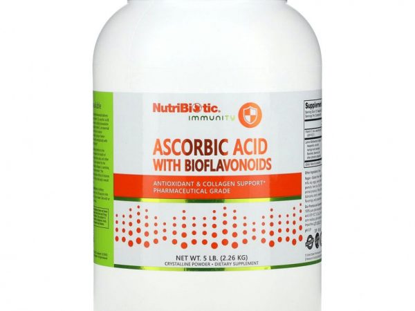 NutriBiotic, Аскорбиновая кислота с биофлавоноидами, 2,26 кг (5 фунтов)