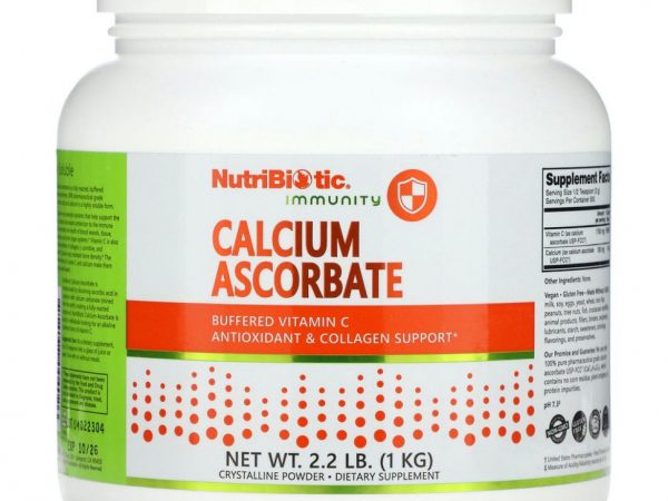 NutriBiotic, Иммунитет, аскорбат кальция, 1 кг (2,2 фунта)