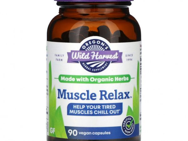 Oregons Wild Harvest, Muscle Relax, 90 Vegan Capsules