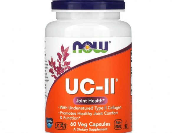 NOW Foods, UC-II, 60 растительных капсул