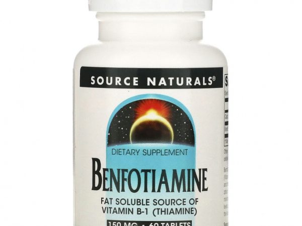 Source Naturals, Бенфотиамин, 150 мг, 60 таблеток
